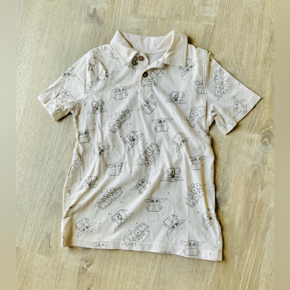 Star Wars x Jumping Beans Grogu Polo Shirt Boys 10